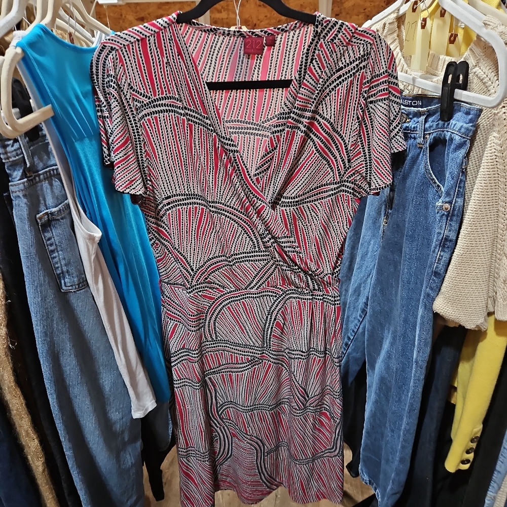 Women's 212 collection wrap style dress